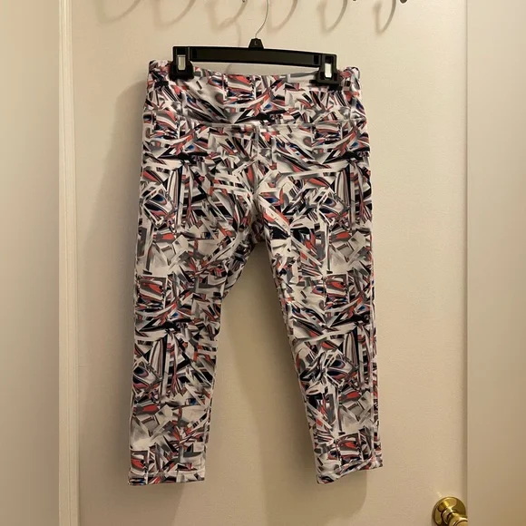 LuLaRoe And More Activewear Set Red White Multi M - Picture 5 of 10